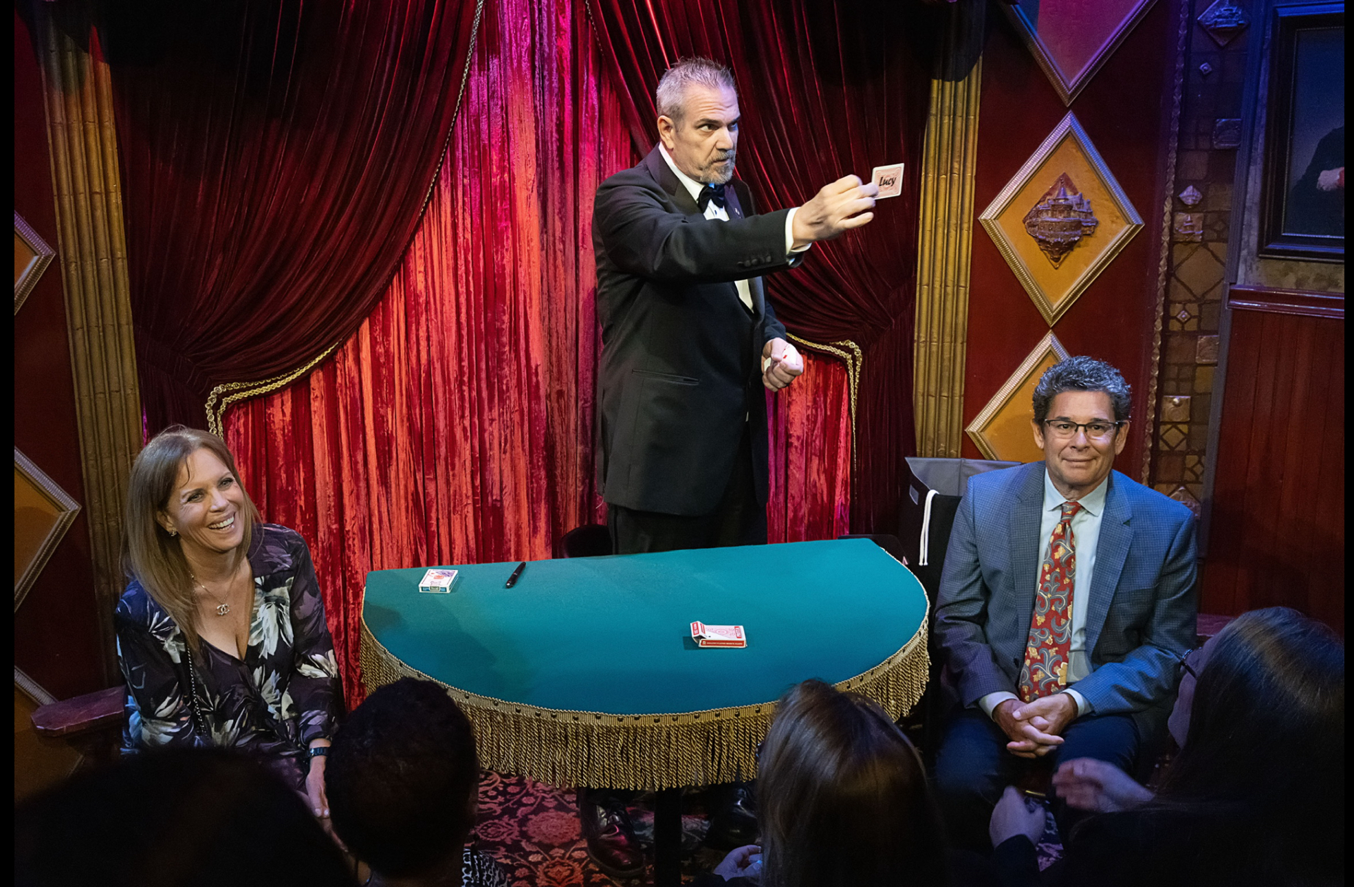 Card magic performance